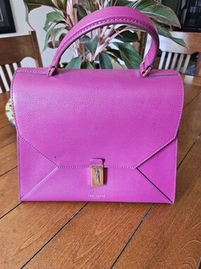 Ted Baker Ellice Top Handle Bag In Magenta Strap